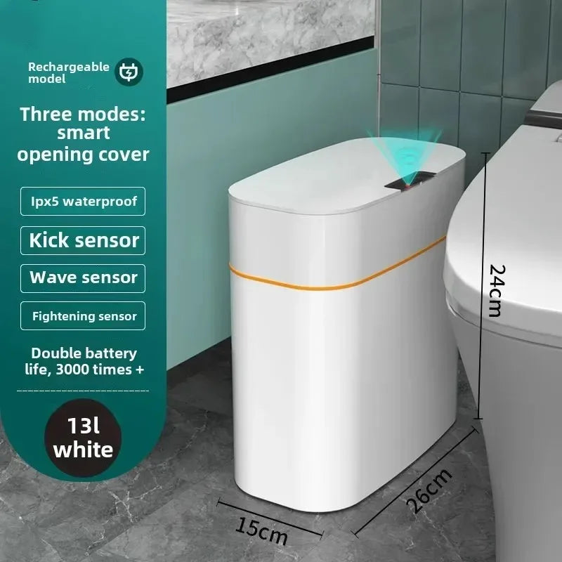 Smart sensor trash can for home use