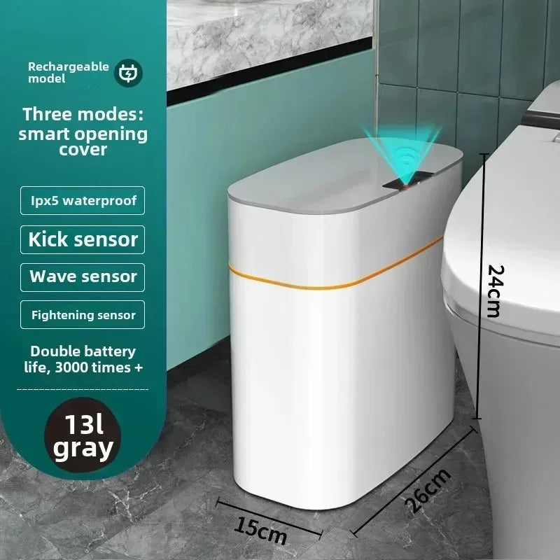 Smart sensor trash can for home use