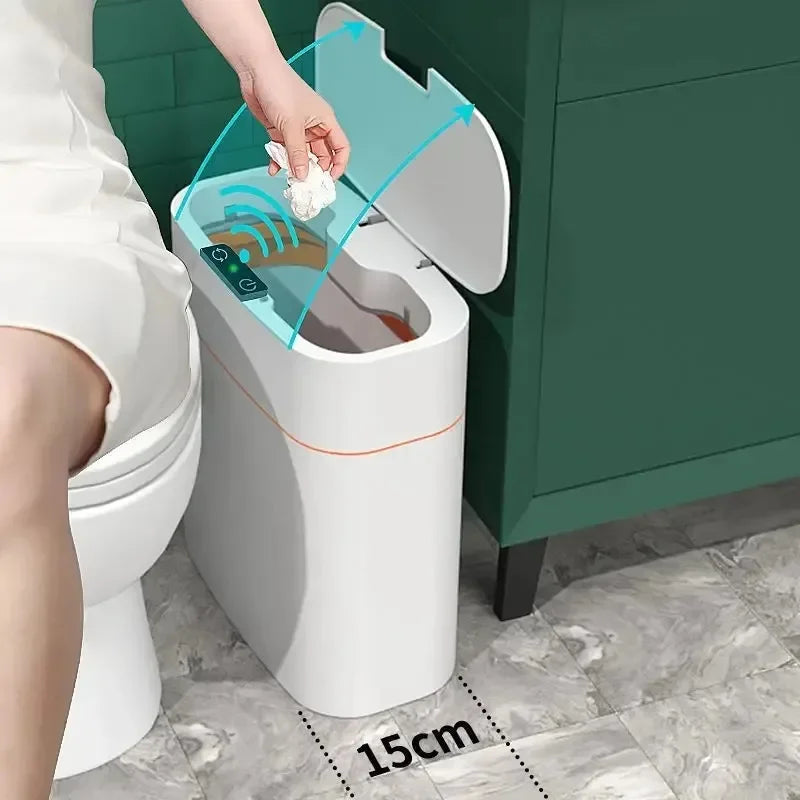 Smart sensor trash can for home use