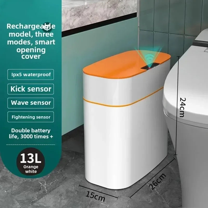 Smart sensor trash can for home use